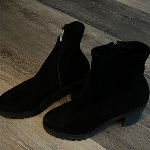 Bar III Black Heeled Boots